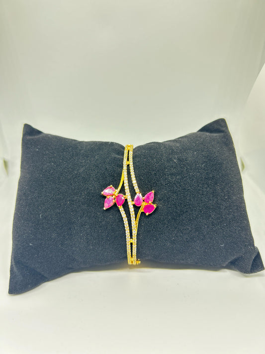 Pink Petal Elegance Bracelet